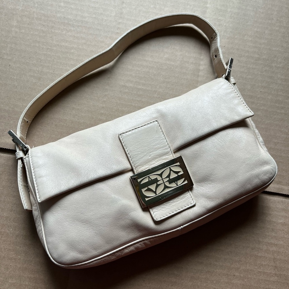 Fendi leather baguette